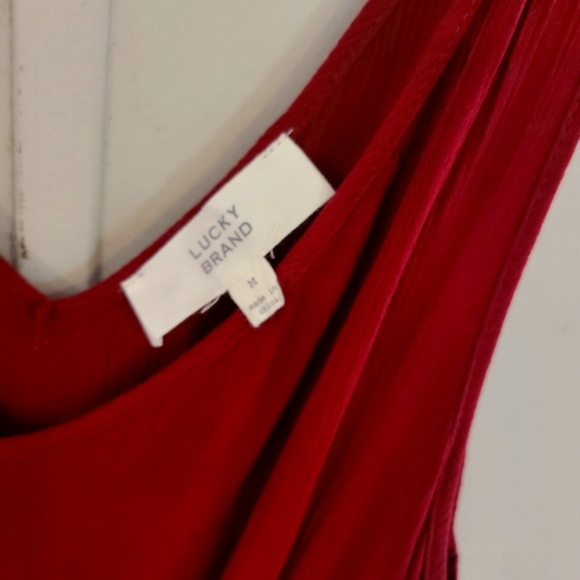 Lucky Brand size Medium maxi dress, wine color, NWOT. 2 for $20 - Picture 7 of 7